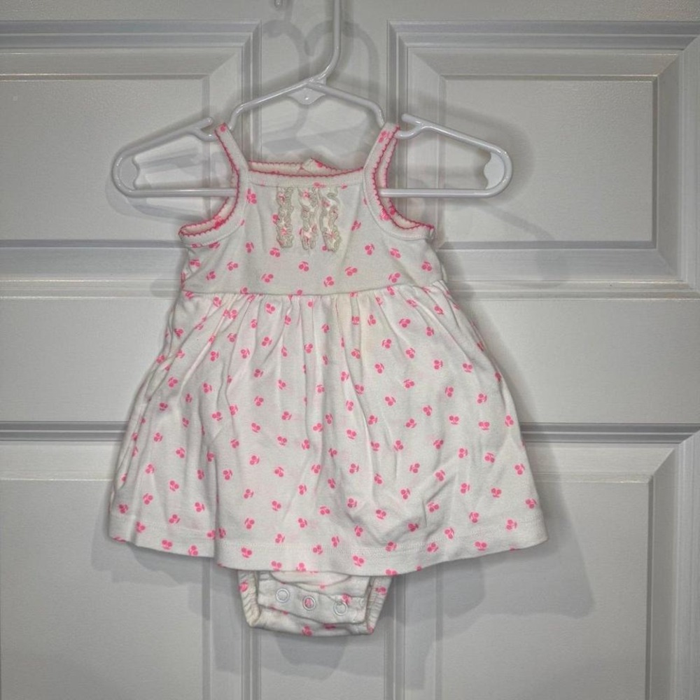 Carters‎ Baby Cherry Romper Dress Size 3 Months